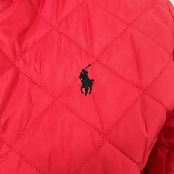Ralph Lauren Sport: Red, Quilted Jacket: Size Small - Picture 3 of 8